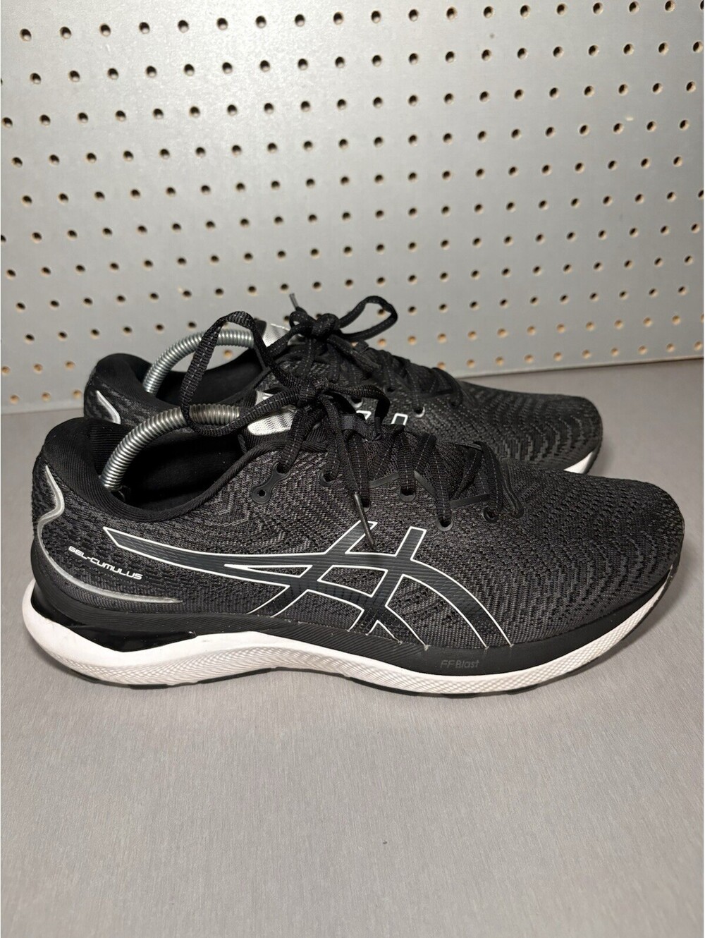 ASICS Gel Cumulus 24 Shoes Mens Sz 11 Black Running Sneakers Trainers NO INSOLES